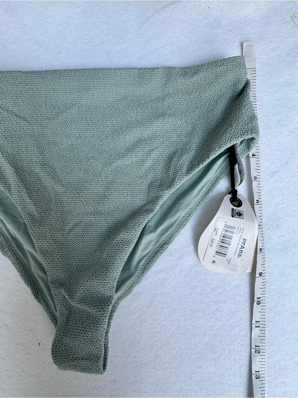 NWT Prana Women's Lahari Scrunch High Rise Swim Bottom Saltwater  Size Medium